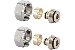 Conector EUROCONE para colector UFH 16 mm x 3/4 Wärmer System PSW Trade Suppliers LTD (2 unidades)