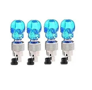 Benjoy Blue Car Tyre Led Skull Wheel Light with Motion Sensor - Set of 4 for Maruti Grand Vitara