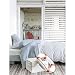 Produktbild FINLANDEK Parure de couette Leea Abyss 100% coton - 1 housse de couette 220x240 cm + 2 taies 63x63 cm bleu et blanc