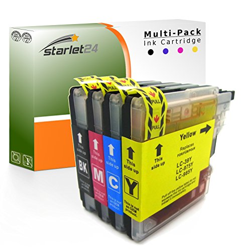 10 Druckerpatronen komp. für Brother LC985 LC39 LC975 DCP J125, DCP J140 W, DCP J315 W, DCP J515 W, MFC J220, MFC J265 W, MFC J410, MFC J415 W