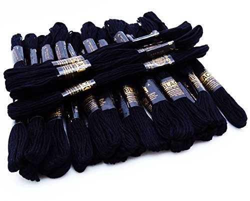 25 Stück Verp Cotton Sewing Skeins Stich Stickgarn Knitting Floss - 6