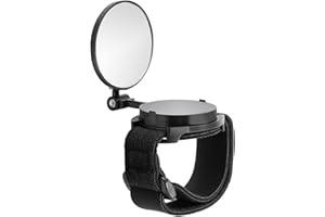 FOVOLAT Wrist M-irror | Wrist B-ike Rear View M-irror With Wrist Band | Wrist Band Rear View M-irror For Mountain B-ikes Road Bicycles | 360° Adjustable Armband M-irror