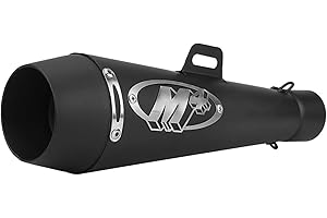 Yctze Silencieux homologué pour Quad Pot d'échappement Moto Chrome Tuyau Silencieux Inoxydable, 51mm Silencieux pour Universal échappement CBR1000 R6