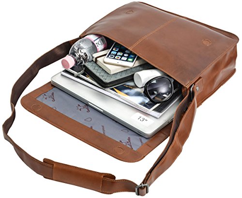 Gusti Leder studio  Pharell  gro  e elegante Laptoptasche 13  Notebook Tasche Arbeitstasche Wasserfester Innenstoff Lehrertasche Aktentasche Businesst