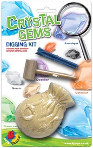 KANDY TOYS Kit di scavo di Gemme di Cristallo ~ Scava Pietre preziose