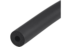 QUARKZMAN Rura piankowa do uchwytu uchwytu, izolacja rur zewnętrznych powłoka rur, 3 mm (1/8") ID 12 mm (1/2") OD 1 m czarny