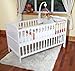POPPY'S PLAYGROUND NEW BABY WHITE COT BED NURSERY FURNITURE â€“ ISABELLA COTBED/JUNIOR BED - WHITE