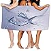 Produktbild guolinadeou Transparent Fish Beach Towels Ultra Absorbent Microfiber Bath Towel Picnic Mat for Men Women Kids