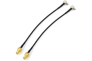 NewTH 4G LTE Antena Adaptador SMA Hembra Macho a TS9 Conector SMA a TS9 Cable de antena 4G Router RG174 12 cm 5 pulgadas SMA 2G 3G 4G Cable de antena 2 unidades