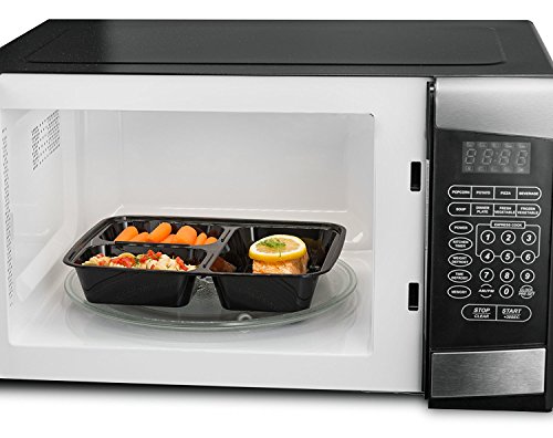 „“14-teiliges““ Frischhaltedosen Set stapelbar Top 1 Bestseller Lebensmittelbehälter mit 3 Fächer Trennwand Lebensmittelbox mit Deckel Mikrowellengeschirr Frischhaltebox Set spülmaschinenfest Lebensmittelbehälter Lunchbox mit Fächern für Portionskontrolle für Weight Watchers Frischhaltedosen 100% BPA frei Gesundes Essen für Kinder und Erwachsene - 5