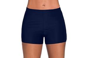 HZMM Swimbottom for Older Women Running High Waist Solid Color Bikini Bottoms Swim Briefs Beach Shorts Board Shorts Swimwear Beach Conservative Swimwear for Women