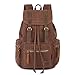 Produktbild Canvas Rucksack Reisetasche Herren Rucksack Lässig Outdoor Wandern Tasche Personalisierte Umhängetasche College-Tasche 16 Zoll,Coffee-16Inch