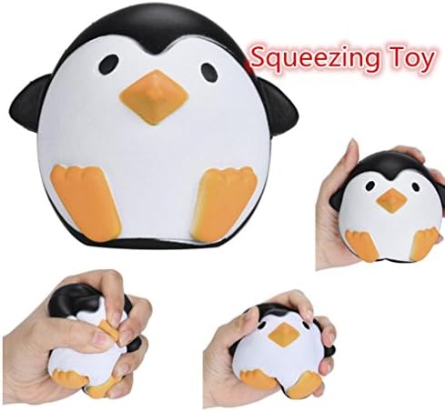 Squeeze Toys, ESAILQ Cute Penguins Squishy Slow Rising Cream Scented Decompression Toys