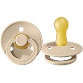 BIBS - Colorful Collection Baby Pacifiers, BPA-Free Natural Rubber | Made in Denmark | Set of 2 Pacifiers (Ages 18+ Months) |