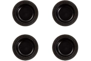 IQ IMPLANTS Zest Locator Genuine Original Lab Processing Male Caps, Black (4 Pack)