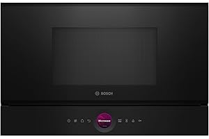 Bosch BFL7221B1, Série 8, Micro-ondes, Encastrable, Noir