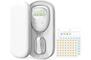 AVCXEC Alarme Stop Pipi Sans Fil, Rechargeable par USB, 3 Modes D'alarme, Sans Fil Alarme Stop Pipi Enfant et Personnes âgées, Alarme Pipi Stop Sans Fil pour Détecter L'incontinence Urinaire