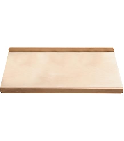 Nudelbrett, 50 x 41 cm Backbrett aus Bambus mit Anschlag, Teigbrett zum  Kneten Beidseitig Verwendbar, Kche Arbeitsplatte Knetbrett fr Kneten,  Schneiden und Backen : Amazon.de: Kche, Haushalt & Wohnen