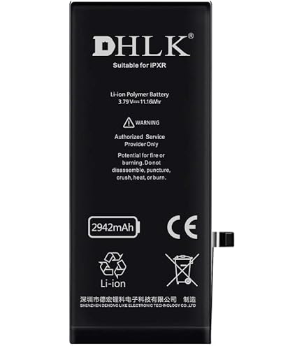 Batería De Reemplazo MH Para IPhone XR - 2942 MAh, Capacidad Alta, Incluye Cinta Adhesiva | Nueva, Con Garantía