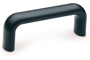 Ganter Normelemente | Bügelgriff Kunststoff - GN 725-117-M8 | Gewinde M8 | Länge: 117mm | Thermoplast (Polypropylen PP) | schwarz