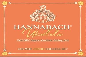 Hannabach Cuerdas de Ukelele, Ukelele Tenor, Goldin, Juego 243MHT