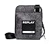 Produktbild Replay Herren Fm3382.000.a0013n Schultertasche, Schwarz (Washed Black), 2x19x24 cm
