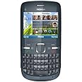 Nokia C3-00 Telefono Cellulare, Quad Band, Display da 2.4", Fotocamera da 2 MP, Grigio