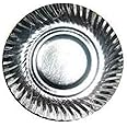 The-Paperman Disposable Paper Plate (Silver, 10) - 50 Pieces
