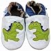 MiniFeet Premium Soft Leather Baby Shoes, Dinosaur 12-18 Months