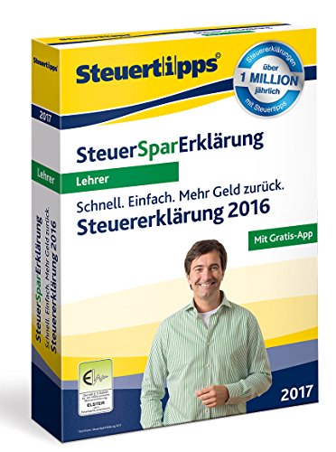 Preisvergleich Produktbild SteuerSparErklärung 2017 für Lehrer (für Steuerjahr 2016)