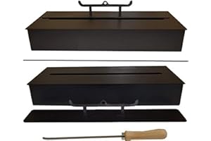 KAMINBAU MIERZWA Brûleur d'éthanol pour gel et l'éthanol cheminées noires - Choisissez de 1/2/3/4/5 litres (5 Litres)