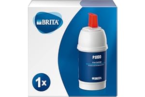 BRITA Cartouche P1000 Filtre Le calcaire, Le Chlore, Le Plomb et Autres impuretés pour Une Eau du Robinet Plus Pure, sans BPA