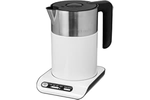 ‎BOSCH Bosch Hausgeräte TWK8611P Czajnik Elektryczny, Plastik/Stal Nierdzewna, 2400 W, 1,5 L, Biały/Srebrny