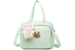 GSenhui Nappy Changing Bag for Prams With Insulated Pocket - Cute Mommy Diaper Tote for Weekend Travel and Baby Doll Changing