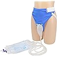 TOCINGO Reusable Silicone Urine Collector with Portable Wearable Urinary Drainage Bag System Elderly Bladder Control Devices with 2 Urine Catheter Bags (FEMALE - FREE SIZE)