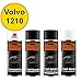 Produktbild Autolack Spraydosen Set für Kunststoff Stoßstange Volvo 1210 Airport Yellow Haftgrund Grundlack Basislack Klarlack mit Weichmacher Sprühdose
