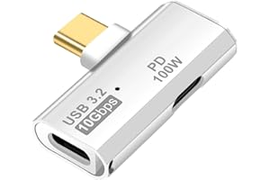 Seminer Adapter USB C OTG, ładowarka typu C 100 W PD USB C na podwójny rozdzielacz USB C dla iPhone 15 Pro Max, Google TV Chromecast 2020, MacBook, Samsung Galaxy S22/S23 (biały)