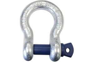 ELLER Schäkel - Harfen-Verschluss Brustbolzen - einfach zu verwenden, aus superfestem Material - Temperaturbereich: -20 bis + 200 °C