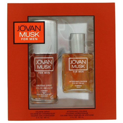 JOVAN MUSK by Jovan - Gift Set -- 2 oz Cologne Spray + 2 oz After Shave/ Cologne JOVAN MUSK by Jova