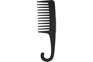 WATAWATA Wide Tooth Combs, Hair Comb Set, Wet Shower Detangling Comb, Curly Hairbrush for women, Large Shower Combs with Hook for Wet Hair, Long Hair Detangling (Hook)
