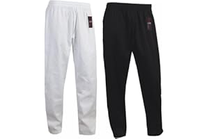 VADER SPORTS EST.2001 WITH YOU ALL THE WAY Vader Karate-Hose für Kinder und Erwachsene, Unisex, Kampfsport-Training, Wettkampf- und Turnierhose, Gi Polly Baumwollstoff, Kickboxen, Aikido, Kung Fu Hose