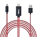 Produktbild nxet® Sony MHL Micro-USB auf HDMI-Kabel, 6,5 ft 1080p HDTV Ladegerät Adapter für Sony Xperia Z5 Premium/Z5 Compact/Z5/z4 V/Z4/Tablet Z4/Z3/Z3 COMPACT/Z2/Z1 Compact/Z Ultra/SP/SX/A/ZL/ZR