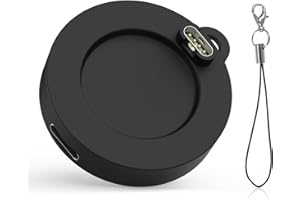 Astorgos USB C Garmin Ladekabel Kompatibel mit Garmin vivoactive 6 5 4, Fenix 8 7 6 5, Forerunner 55 165 265 965 970 570, Instinct 3 2 1, Venu 4 3s, Typ-C Ladekabel Uhr, Schwarz