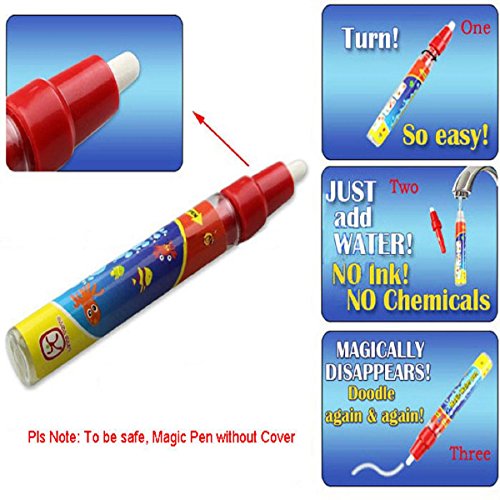 Oyedens Baby neues Geschenk Wasser Zeichnung Malerei Passepartouts magischen Stift doodle (29x19cm) - 4
