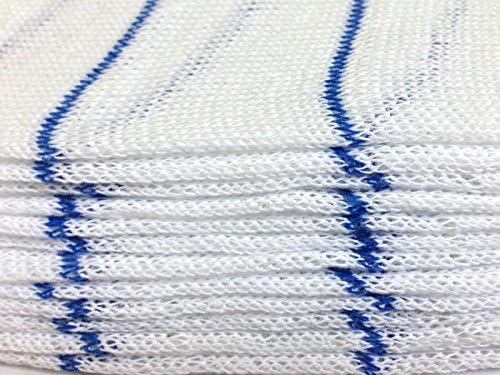 HTLC BIOFRESH KITCHEN TEA TOWELS CLEANING DRYING ANTIBACTERIAL ABSORBENT DISH CLOTHS, 10 CLOTHS PACK