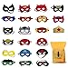 Price comparison product image Formwin 21 pack Superhero Masks for Children Adults Kids Party Supplies,Superhero Party Mask for Children Superhero Cosplay Party Eye Masks for Children Party Bags Fillers