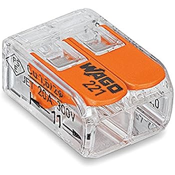 Wago Verbindingsklem compact 3 x 0,5 - 6mm² transparant - 30 Stuks - Cedel