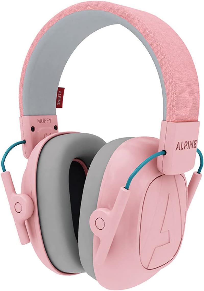 Alpine Muffy Kids Casque Anti-Bruit : protection auditive pour enfants jusqu'à 16 ans - Confortable, réglable et ajustable - Prévient les troubles auditifs - Robuste et facile à ranger