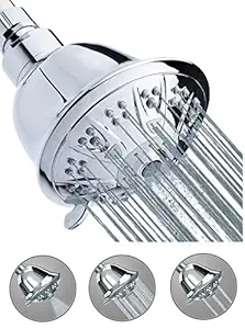 Marcoware Multifunction 5 inches shower head, chrome (WITHOUT ARM)