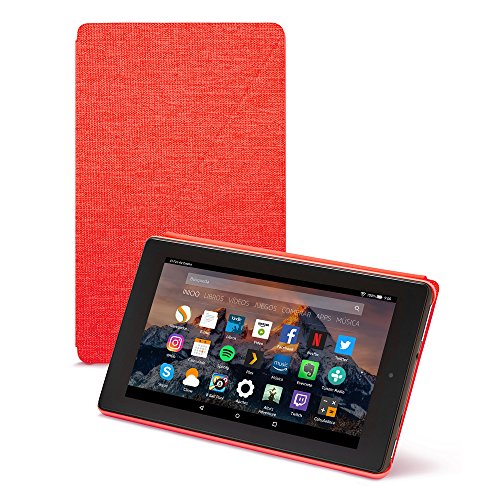 Amazon - Funda para Fire 7 (tablet de 7 pulgadas, 7ª generación, modelo de 2017), Rojo